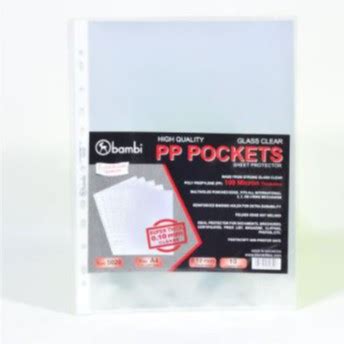 Jual Pp Pocket A4 Bambi Isi 10 PREMIUM Shopee Indonesia