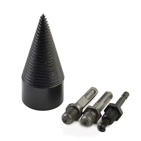 Sufanic High Speed Firewood Drill Bit Wood Splitter Cone Splitter Screw