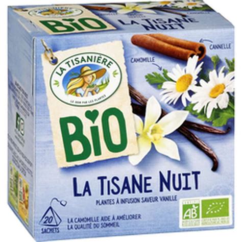 Infusion Nuit Bio La Tisani Re X Sachets G La Belle Vie