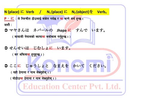 Minna No Nihongo Lesson 15 Grammar In Nepali PDF