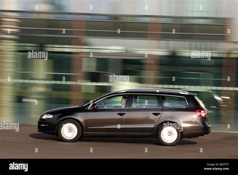 Black Volkswagen Passat Driver Side View