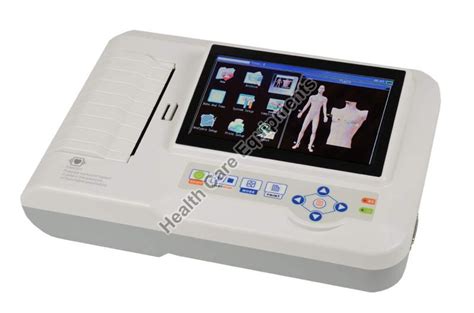 Automatic 2000 2500 W Electric 6 Lead Ecg Machine For Medical Use