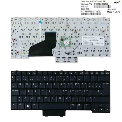 Teclado Para Portatil Hp Elitebook P Preto