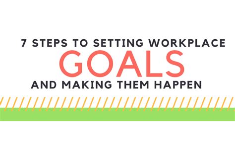 Steps To Setting Workplace Goals Infographic Engagedly