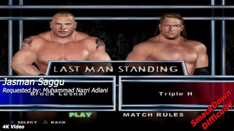 Wwe Smackdown Here Comes The Pain Brock Lesnar Vs Triple H Lastman