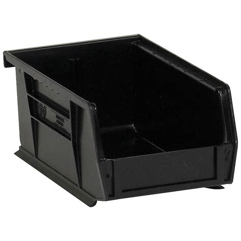 Box Partners Plastic Stack And Hang Bin Boxes 14 3 4 X 8 1 4 X 7 Black