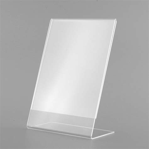 Acrylic Plastic Poster Menu Holder Perspex Leaflet Display Stands A5 College Ebay