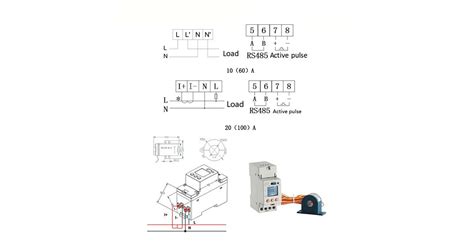 Acrel ADL100 ET Single Phase Din Rail Energy Meter Jiangsu Acrel