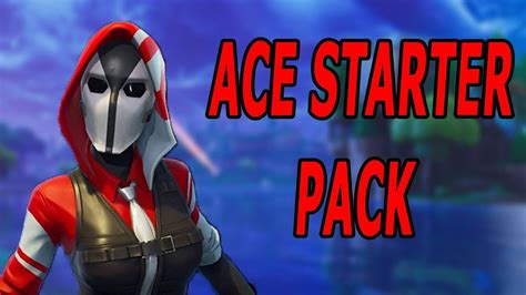 How To Get The Ace Starter Pack Free In Fortnite Battle Royale Youtube