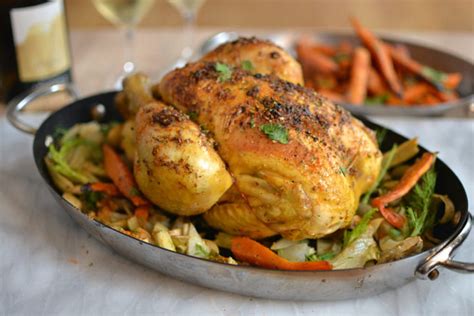 Poulet rôti aux épices au four la recette facile et faite maison