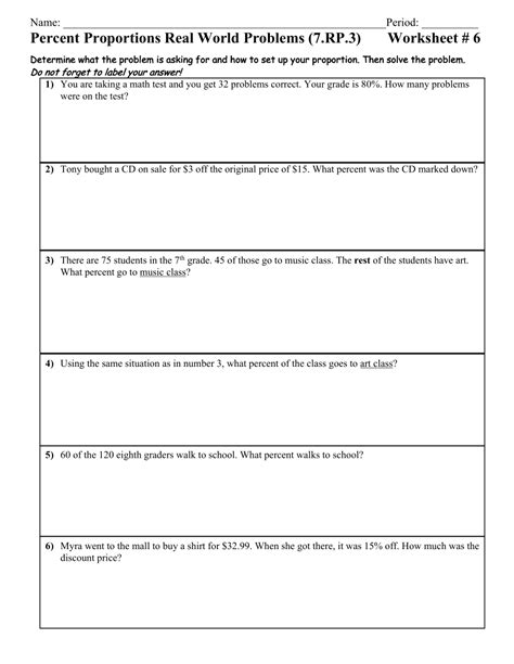 Free Percent Proportion Worksheet Answers Download Free Percent Proportion Worksheet Answers