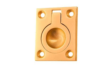 Solid Brass Flush Mount Ring Pull Solid Brass Sliding Cabinet Doors