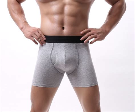 Underwear Manufacturer Produce Long Leg Boxer For Men China Sexy