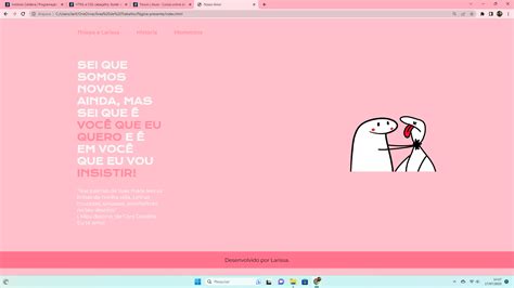 Projeto Final Página presente HTML e CSS cabeçalho footer e