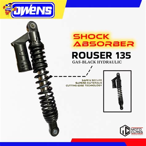 Owens Shock Absorber Rouser Black Mm Shopee Philippines