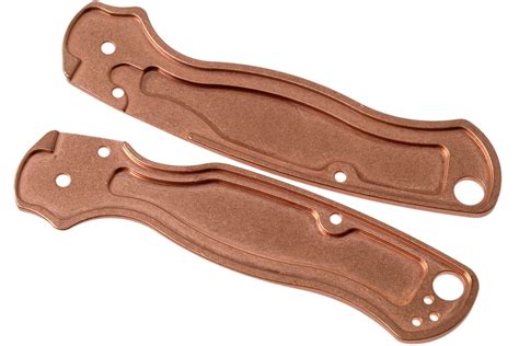 Flytanium Spyderco Paramilitary 2 Lotus Scales Copper Voordelig