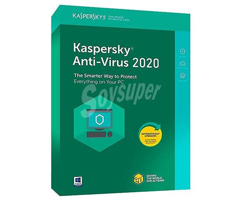 Kaspersky Antivirus Antivirus 2020 1 Dispositivo 1 Año Solo Clave