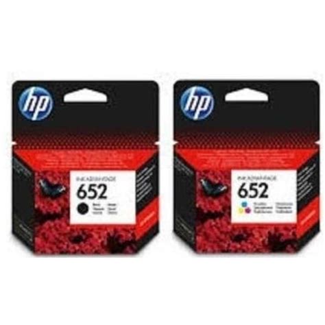 HP 652 Ink Cartridge Set, Black & Tricolor