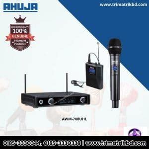 Ahuja AWM 495VHL Dual Channel VHF Wireless Microphone In BD