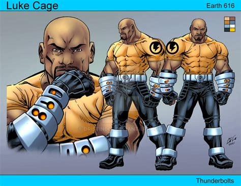 Luke Cage Thunderbolts Character Study By Dristin007 On Deviantart