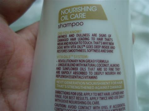 Dove Nourishing Oil Care Shampooconditioner Review New Love Makeup