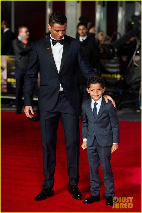 Cristiano Ronaldo Brings His Mini Me Son Cristiano Jr To Ronaldo