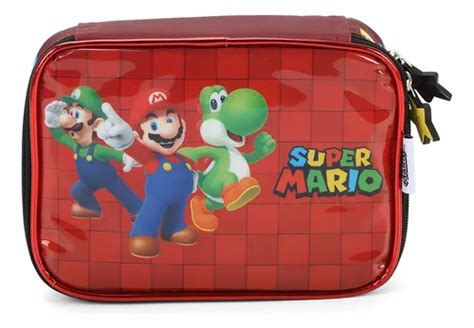 Funda Escolar Luxcel De Super Mario Bros Para Bol Grafos