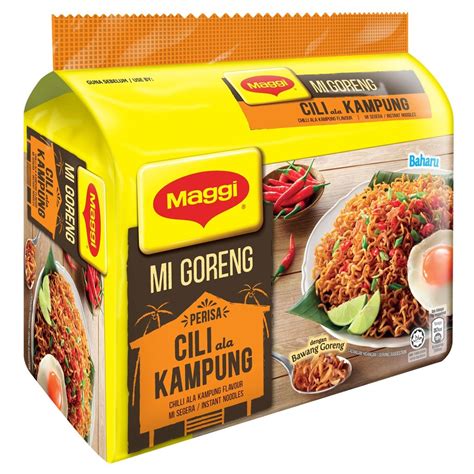 Maggi Mi Goreng Cili Ala Kampung 5x77g Shopee Malaysia