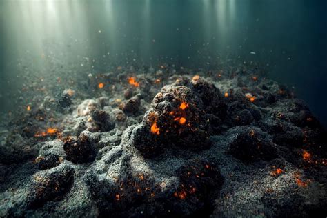 Pacific Ocean Underwater Volcanoes