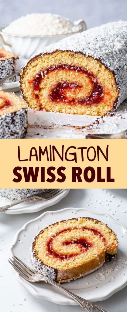 Lamington Swiss Roll The Loopy Whisk