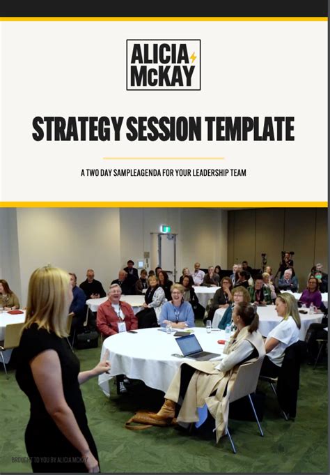 Free Strategy Session Template Nail Your Next Away Day