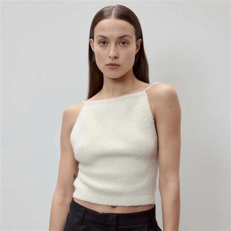 Womens White Crop Top Depop