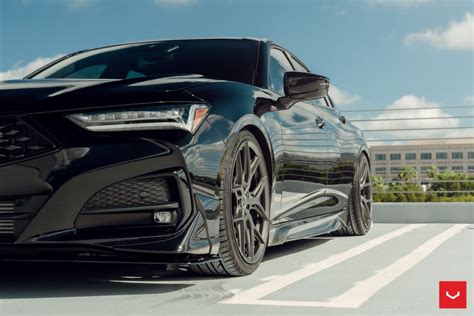 Acura Tlx A Spec On Vossen Wheels Looks Even Meaner Than The Type S