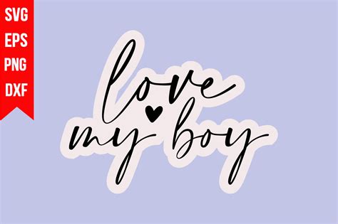 Love My Boy Graphic By Biplab Studio · Creative Fabrica