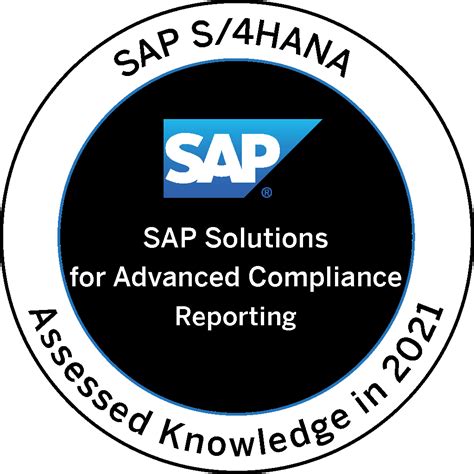 Sap S4hana Sap Solutions For Advanced Compliance Reporting 2021