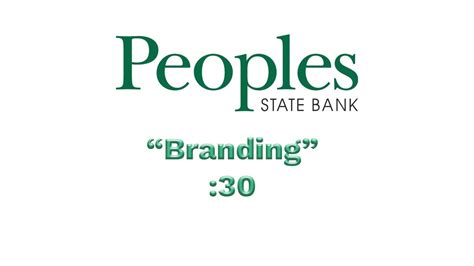 Peoples State Bank Branding Spot Radio Youtube