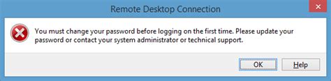How To Fix User Must Change Password At Next Logon When Connecting