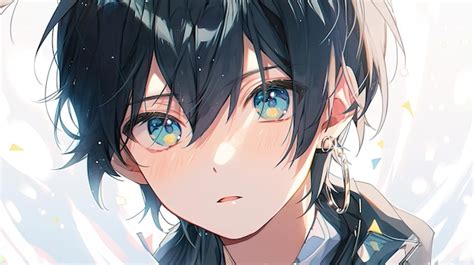 Premium AI Image | Anime kawaii handsome boy male character looks ...