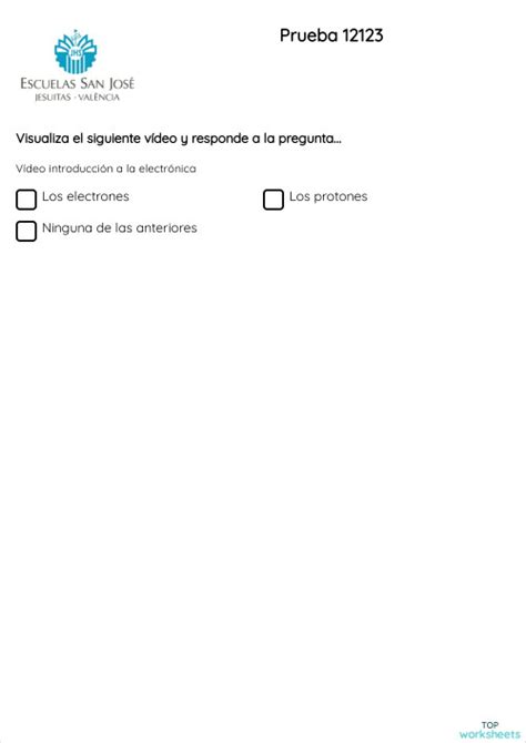 Prueba 12123 Ficha Interactiva Topworksheets