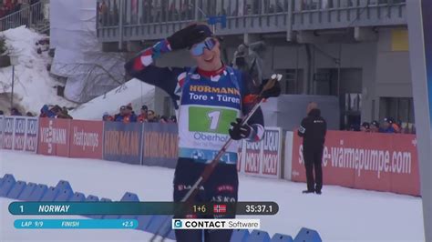 Le R Sum Du Relais Mixte Simple Biathlon Mondiaux Vid O Dailymotion