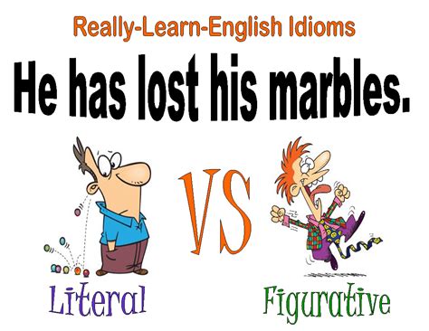 Literal And Non Literal Meaning Examples