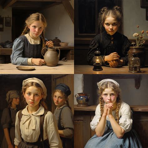 Albert Anker Ai Art Style Realistic Portraits And Scenic Artworks