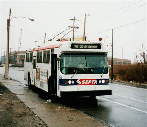 Septa Amg Trackless Trolley On Rt79 Snyder Ave Train Travel Train