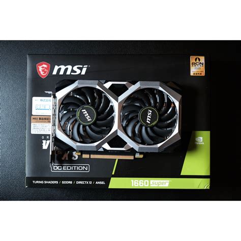 Msi Geforce Gtx 1660 Super Ventus Xs Oc 6gb มือสอง Treephol Thaipick