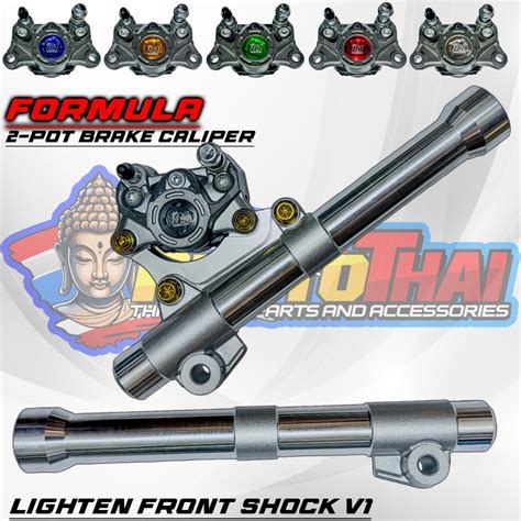 Lighten Front Shock Plain With Pot Caliper Thailand Wave Xrm