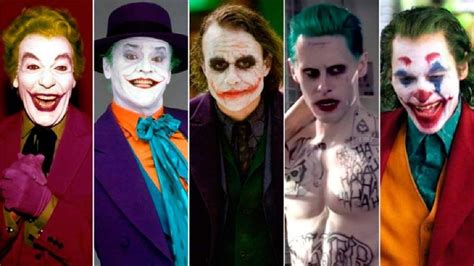 Dc Comics Joker Todos Los Rostros Del Ic Nico Villano En El Cine Y