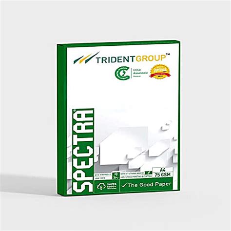 Buy Trident Spectra A4 Size Copier Printing Paper 75 Gsm 1 Ream