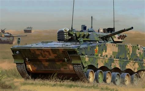 Download wallpapers ZBD-04, Chinese floating infantry fighting vehicle ...