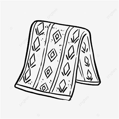 Towel Clipart Black And White