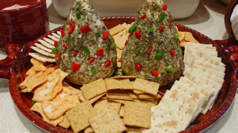 Appetizer Cheese Trees Or Snowmen Recipe